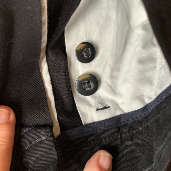 Nautica navy cotton shorts 34 waist - Picture 3 of 6